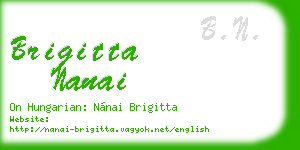 brigitta nanai business card
