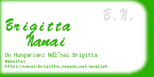 brigitta nanai business card